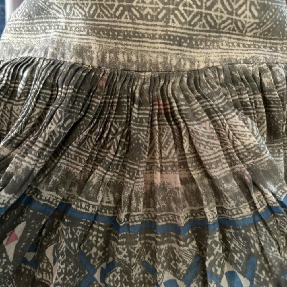 Free People mini skirt in‎ a boho geometric print - Picture 5 of 5